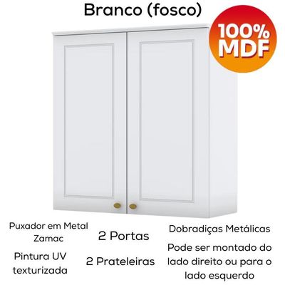 Cozinha Modulada 7 Pecas 280 Cm Ce791 Americana Henn Branco Calcare