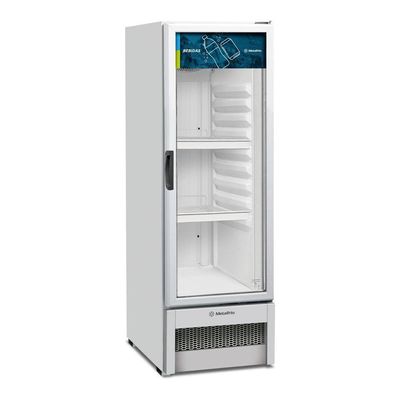 Visa Cooler Refrigerador Expositor Multiuso Porta Vidro 235l Vb25r Metalfrio - 220v