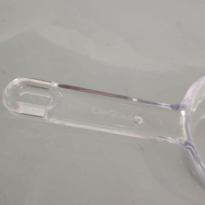 Colher Pá Medidora Dosadora Cereais Grãos Loja Gelo Arroz Farinha Plástico Transparente Cozinha