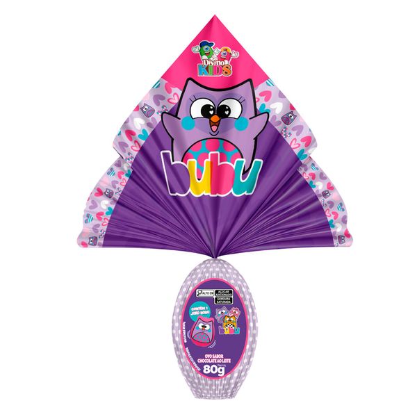 Ovo Divino Kids Bubu e as Corujinhas 80g