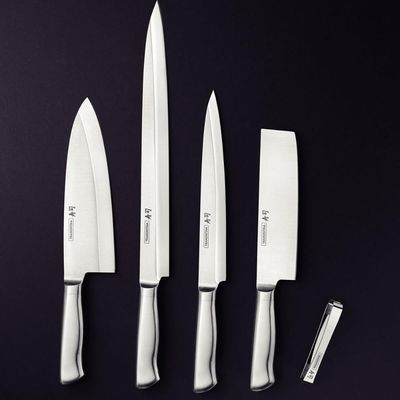 Faca Deba Tramontina Sushi Diamond Chef Comida Japonesa 8' Lâmina e Cabo em Aço Inox