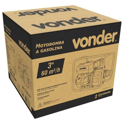 Motobomba a Gasolina 3" 4 Tempos 7 cv/hp com Filtro de Água