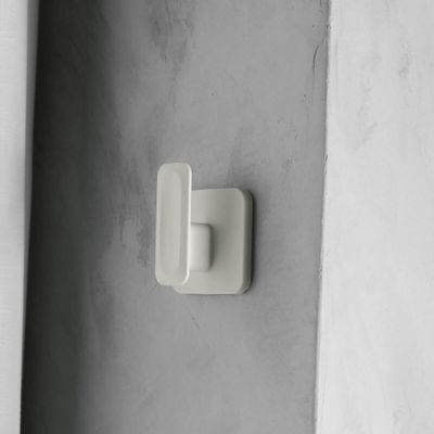 Gancho de Parede 8,5cm Porta Toalha Cabideiro Eleve Bege Adesivo Parede Ou