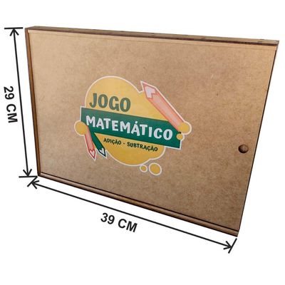 Jogo Educativo Adição e Subtração Tiras Numéricas Matemática Prática Montessori Zanline