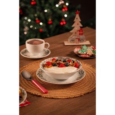 Bowl Tramontina Noite Feliz Em Porcelana Decorada 18 Cm