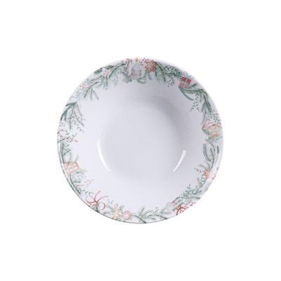 Bowl Tramontina Noite Feliz Em Porcelana Decorada 18 Cm