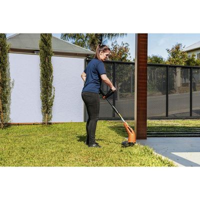 Aparador De Grama Elétrico Bipartido Tramontina Apb1000t Com Diâmetro De Corte De 280 Mm 1000 W 127 V