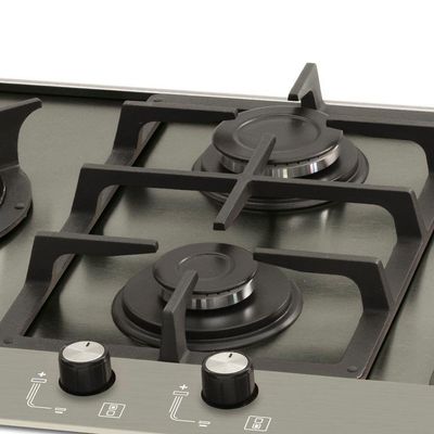 Cooktop 5 Bocas A Gás Fischer Platinium Cinza 19784-51515 - Bivolt