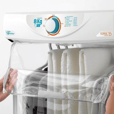 Secadora De Parede Fischer Super Ciclo 8 Kg Com Timer Contínuo Branco - 220V