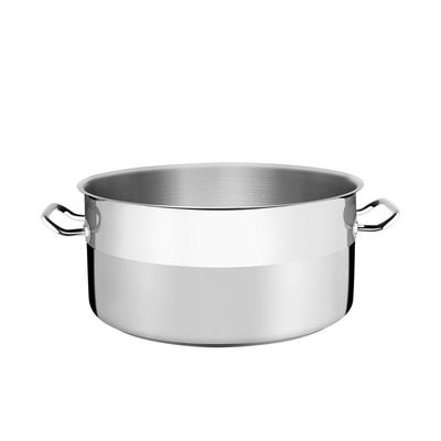 Caçarola Rasa Tramontina Professional Em Aço Inox Com Fundo Triplo Sem Tampa 30 Cm