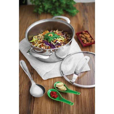 Conjunto Colher Para Arroz Tramontina Laguna Em Aço Inox Conjunto:2