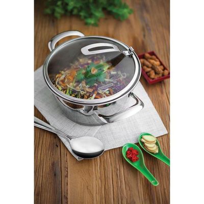 Conjunto Colher Para Arroz Tramontina Laguna Em Aço Inox Conjunto:4