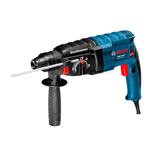 Martelete Bosch GBH224D com Maleta e 5 Peças - 800W 127V