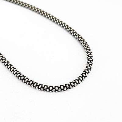 Corrente Pipoca 2,8mm Prata De Bali 925