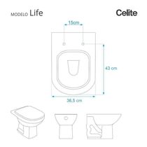 Assento Sanitário Poliester Life Decorado Golfinho E Conchas Para Vaso Celite