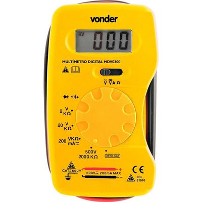 Multímetro digital MDV 0300 VONDER