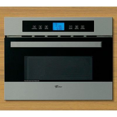 Micro-ondas De Embutir Platinium Grill Fischer Inox 110V