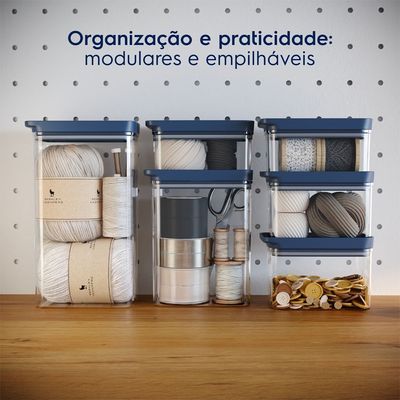 Pote Hermético Organizador Electrolux Experience Empilhável Modular 1,75L Não se aplica