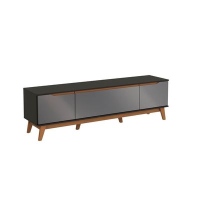 Rack Kappesberg 3 Portas Preto Fosco-chumbo 180cm