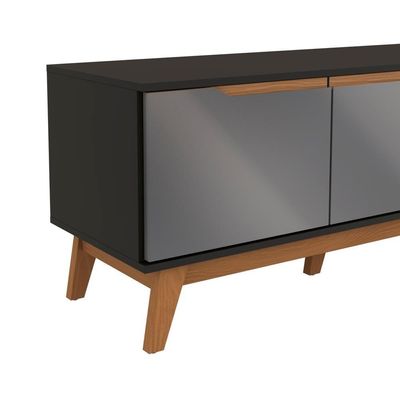 Rack Kappesberg 3 Portas Preto Fosco-chumbo 180cm