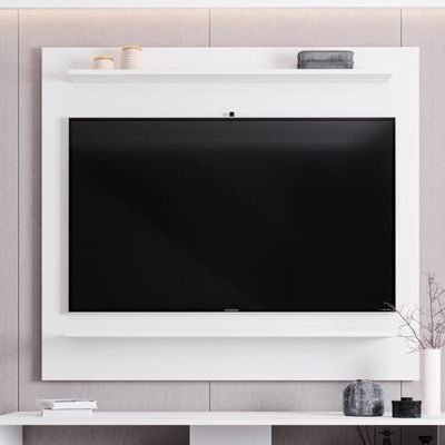 Painel Para Suspenso 50 Pol 120cm 2 Prateleiras Versa M24 Branco - Mpozenato