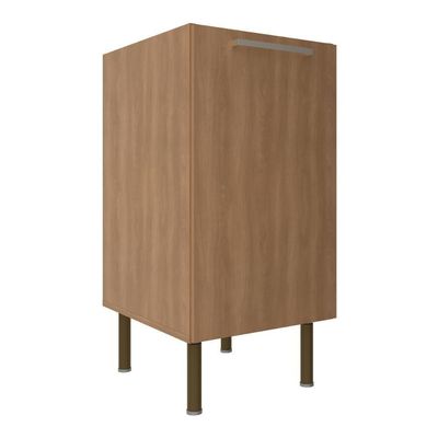 Balcão De Cozinha Com 1 Porta 40cm Multimóveis Cr20422 Freijó