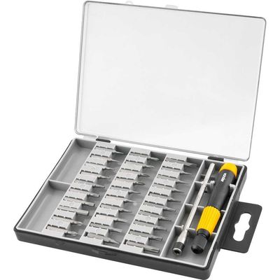 Jogo de bits/ponteiras de precisão com 32 peças encaixe sextavado 4 mm VONDER