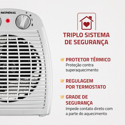 Aquecedor Elétrico Termoventilador Mondial A-08 - 220V