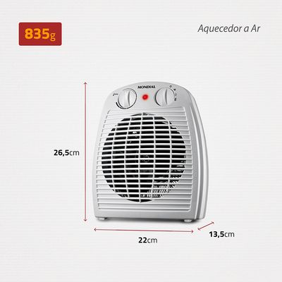Aquecedor Elétrico Termoventilador Mondial A-08 - 220V