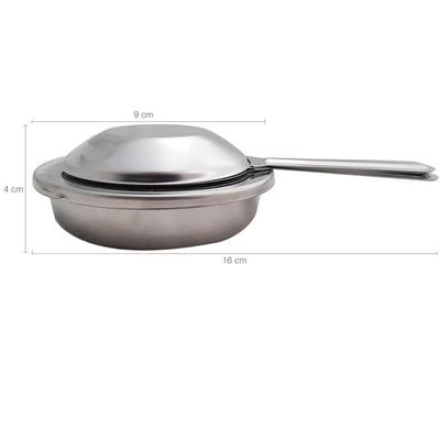 Fogareiro Grande Abafador Plátanos Inox Queimador Rechaud