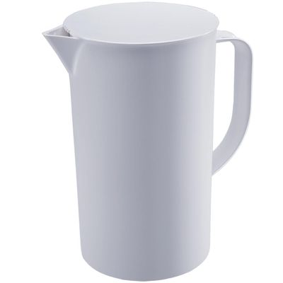 Jarra De Suco 2 Litros Com Tampa Coza Casual Água Chá Bebida Branco