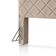 Cabeceira Cama Box Queen 1,60m Estofada Capri Veludo Bege