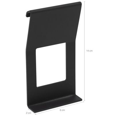 Suporte Para Celular Encaixe Barra De Cozinha Grafite Schmitt