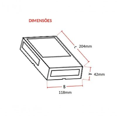 Arandela Led Cube Avant Café 12w 3000k - Luz Amarela
