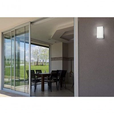 Arandela Led Cube Avant Café 12w 3000k - Luz Amarela