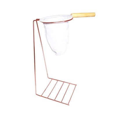 Conjunto Coador De Café 32cm Suporte Cobre Base Para Caneca E Xícara