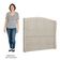 Cabeceira Casal Cama 140cm Glenda I02 Bouclê Bege - Mpozenato