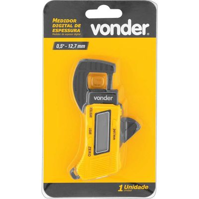 Medidor digital de espessura 0 a 127 mm VONDER