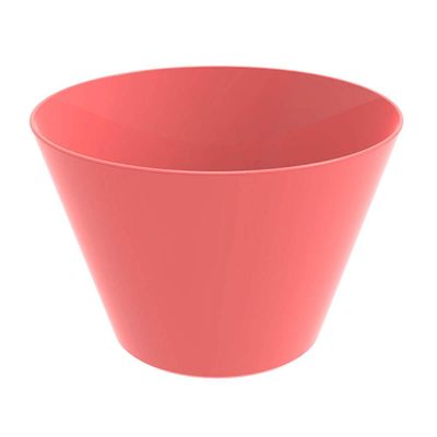 Pote Balde para Pipoca 3,8L Plástico Resistente Crippa Pipoqueira Rosa Goiaba
