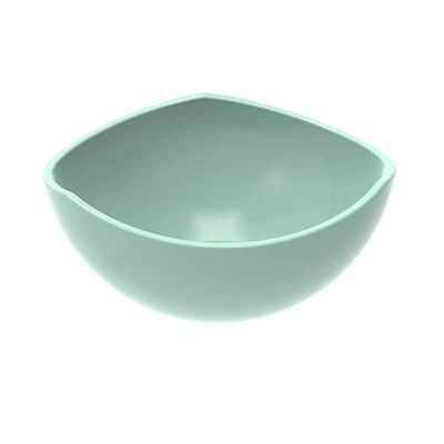 Conjunto 6 Potes de Sobremesa Doces 265ml Plástico Verde Menta Trio Crippa