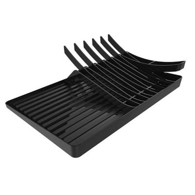 Escorredor de Louças Preto Pratos Talheres Smart S Crippa Pia Retangular Cozinha