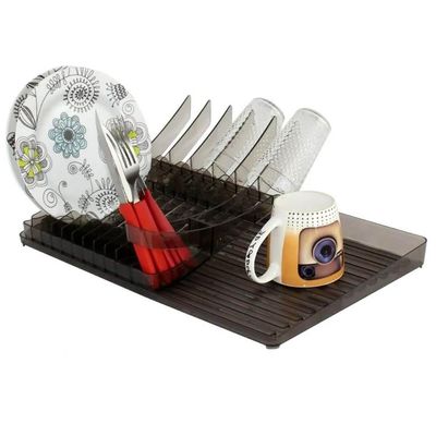 Escorredor de Louças Preto Pratos Talheres Smart S Crippa Pia Retangular Cozinha