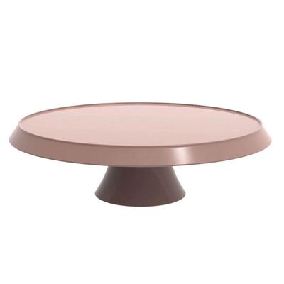 Porta Bolo 25cm Bubble com Cúpula e Pé Crippa Amêndoa Tortas Doces Boleira