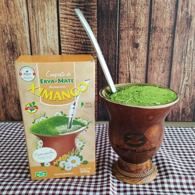 Erva-Mate 500g De Chimarrão Composta Ximango Chás Medicinais
