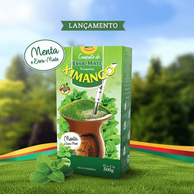 Conjunto 10 Erva-mate 500g Chimarrão Composta Ximango Menta