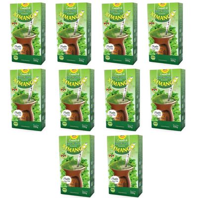 Conjunto 10 Erva-mate 500g Chimarrão Composta Ximango Menta