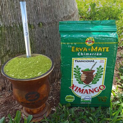 Kit 10 Erva-mate De Chimarrão Mate Tradicional 1kg Ximango