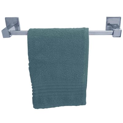 Toalheiro Aço Inox 30cm Suporte Porta Toalha De Rosto Lavabo Azaléia