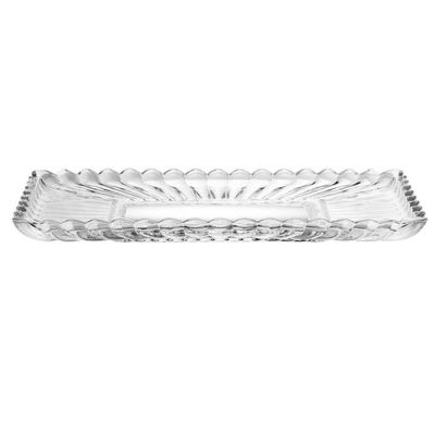 Travessa De Cristal Geneva 30cm X 17cm X 3cm 61649 - Wolff