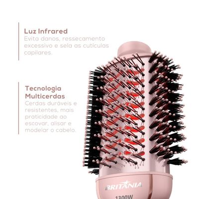Escova Secadora Britânia Linha Viih Tube Bivolt 4 em 1 BES36 Bivolt